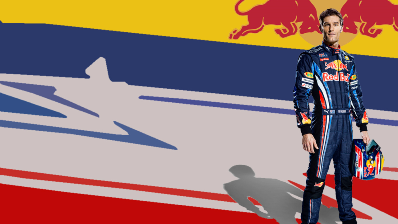 Fondo de pantalla Sebastian Vettel Red Bull 1280x720