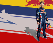 Fondo de pantalla Sebastian Vettel Red Bull 176x144
