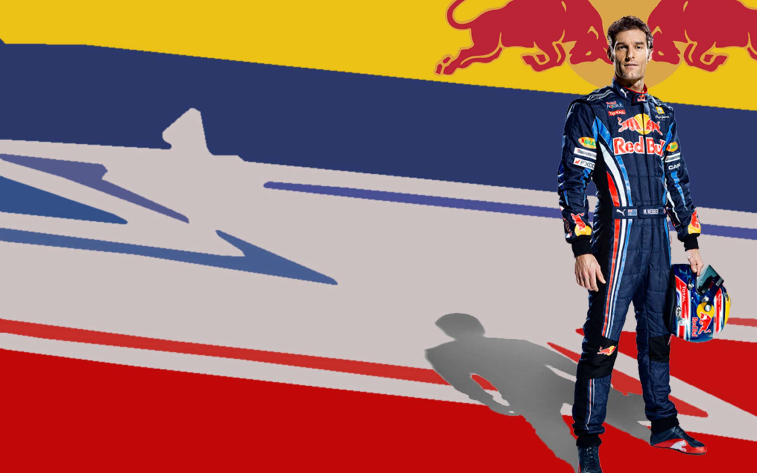 Fondo de pantalla Sebastian Vettel Red Bull 2560x1600
