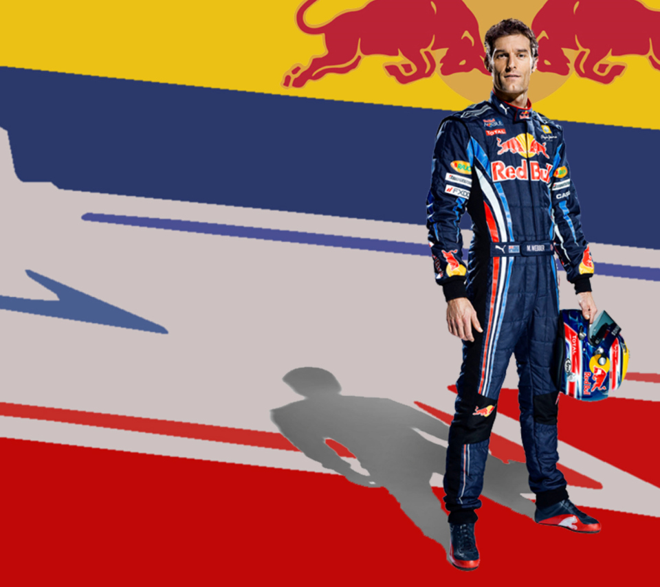 Fondo de pantalla Sebastian Vettel Red Bull 960x854
