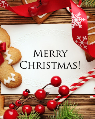 Merry Christmas HD Background for 240x320