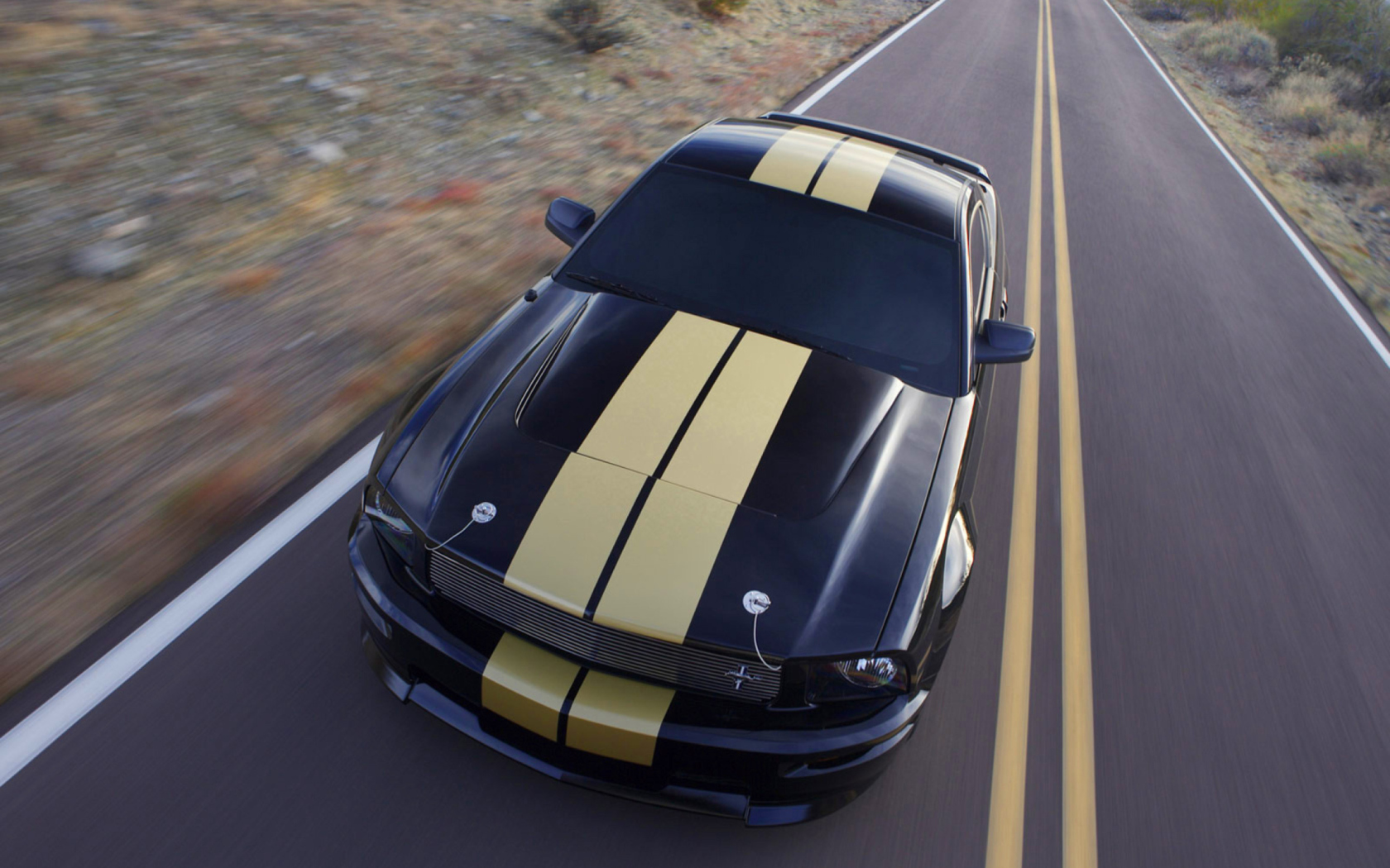 Screenshot №1 pro téma Shelby Mustang GT-H 1680x1050