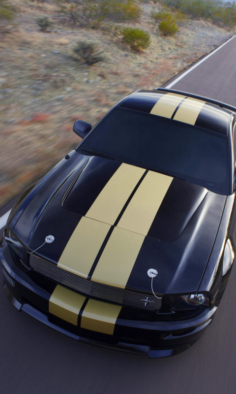 Das Shelby Mustang GT-H Wallpaper 480x800