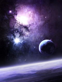 Space Power wallpaper 240x320