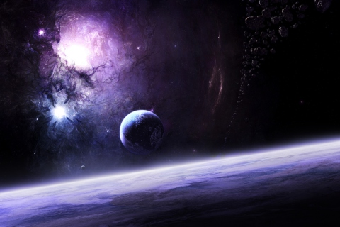 Space Power wallpaper 480x320