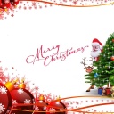 Das Merry Christmas Card Wallpaper 128x128