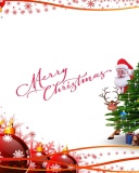 Fondo de pantalla Merry Christmas Card 128x160