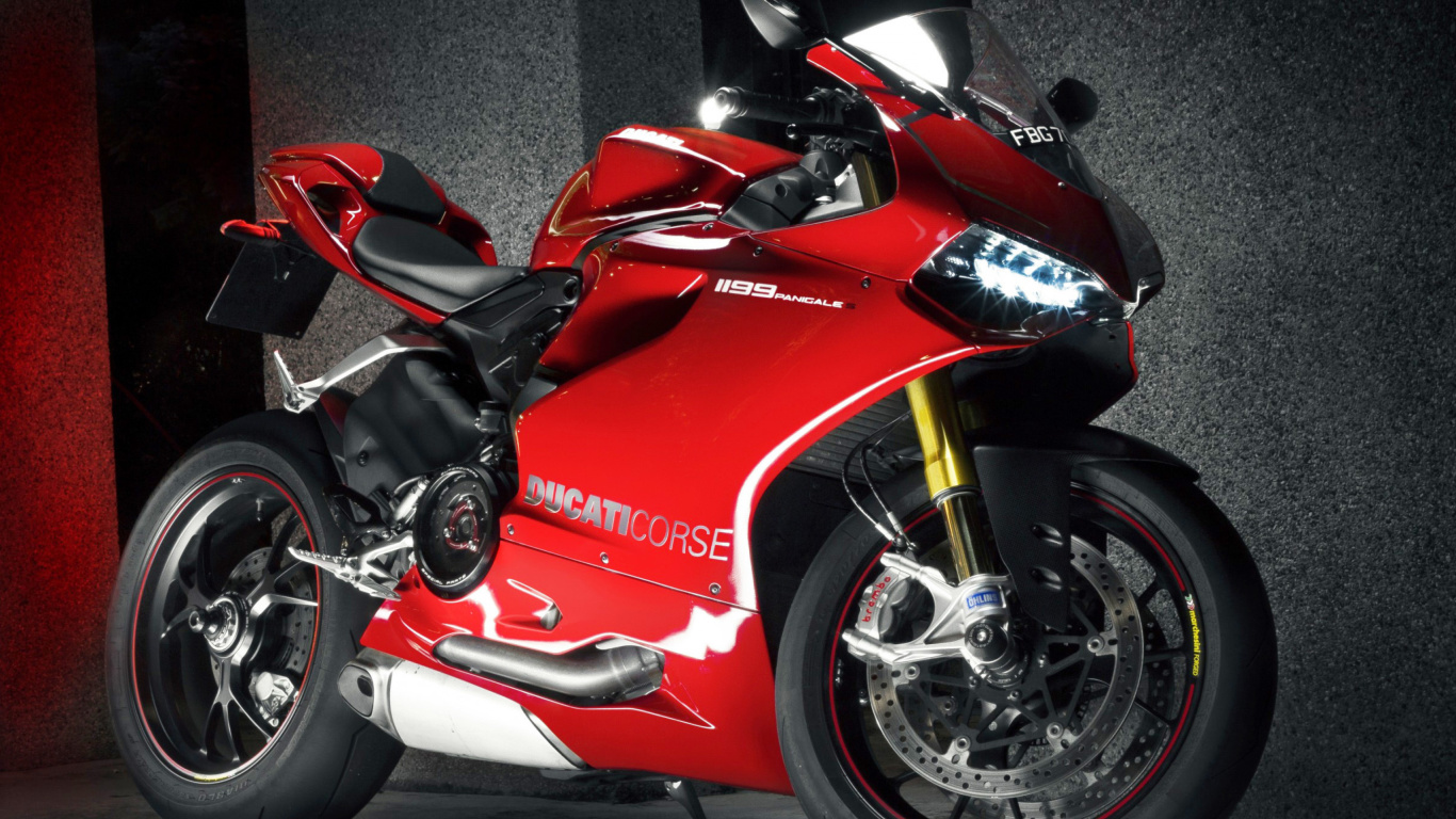 Das Ducati 1199 Wallpaper 1366x768