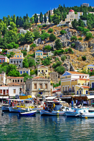 Greece wallpaper 320x480