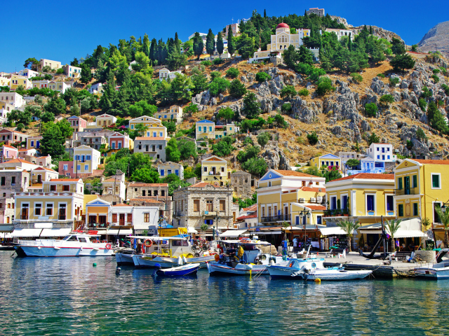 Greece wallpaper 640x480