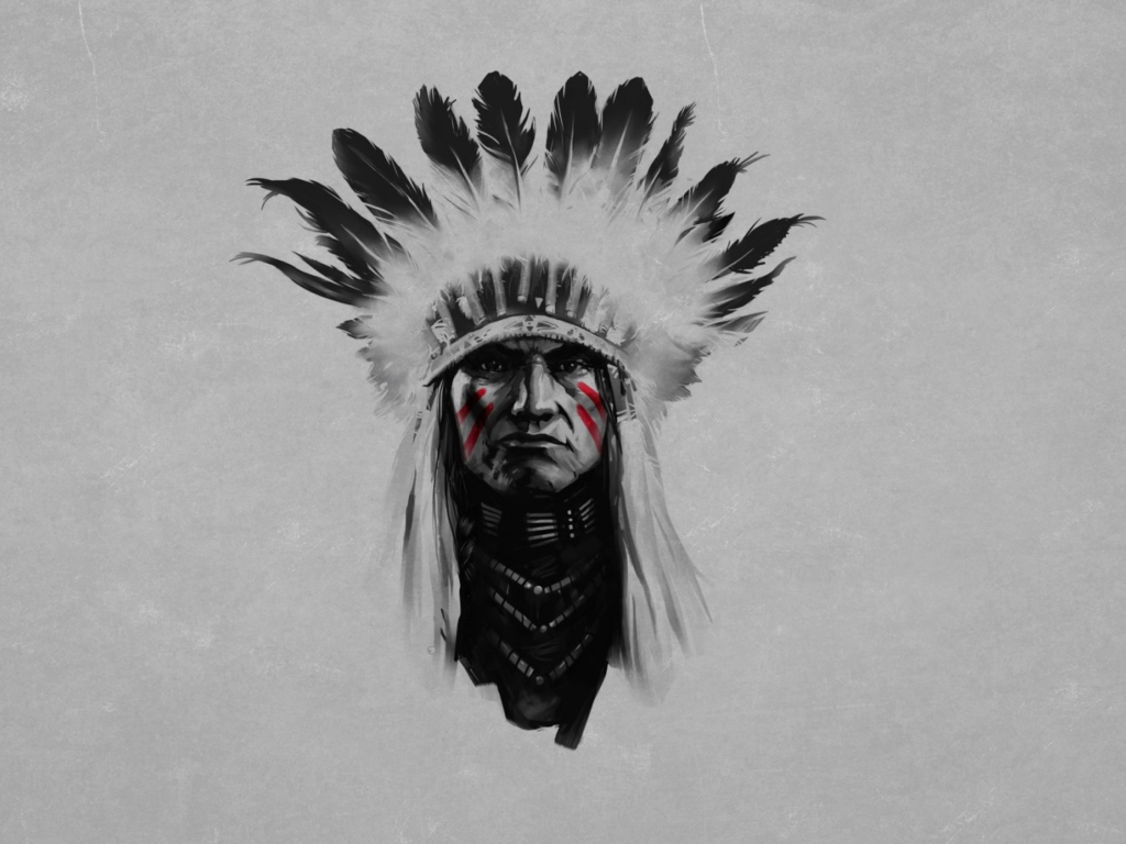 Indian Chief wallpaper 1024x768