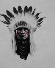 Indian Chief wallpaper 176x220