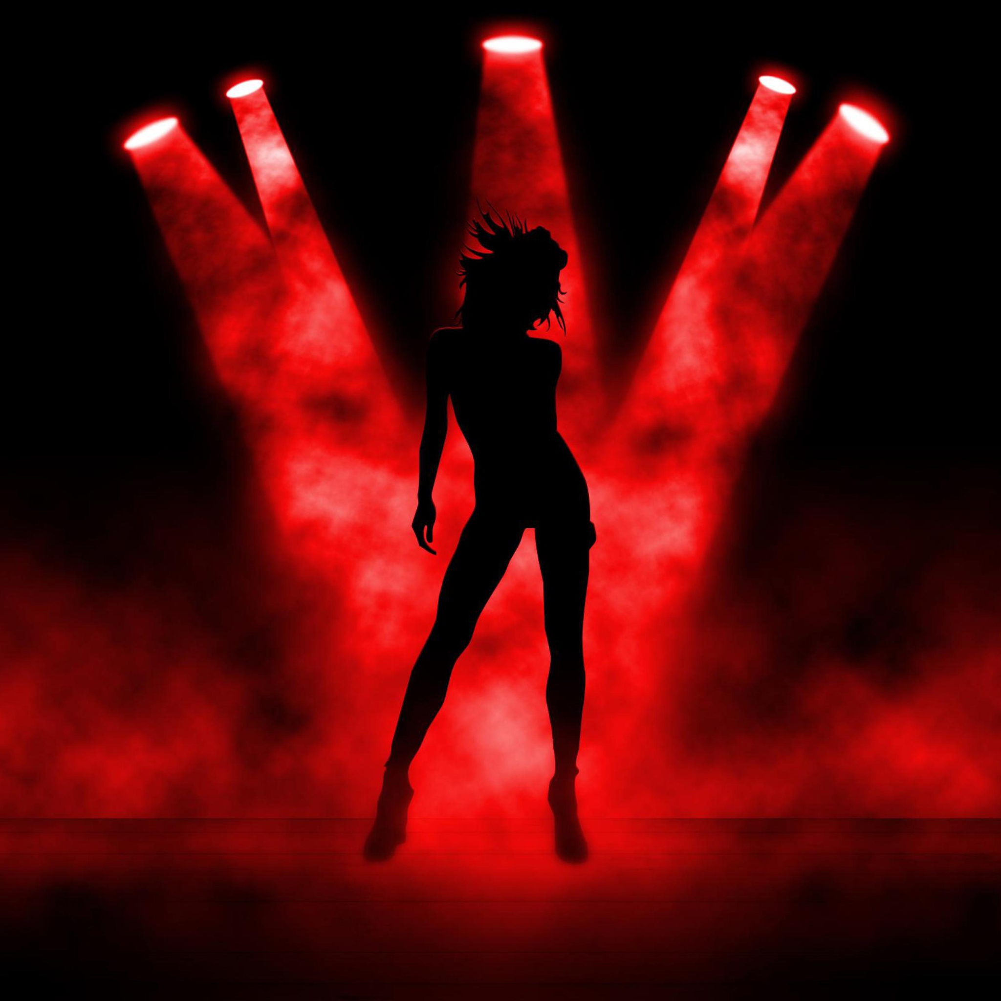 Das Red Lights Dance Wallpaper 2048x2048