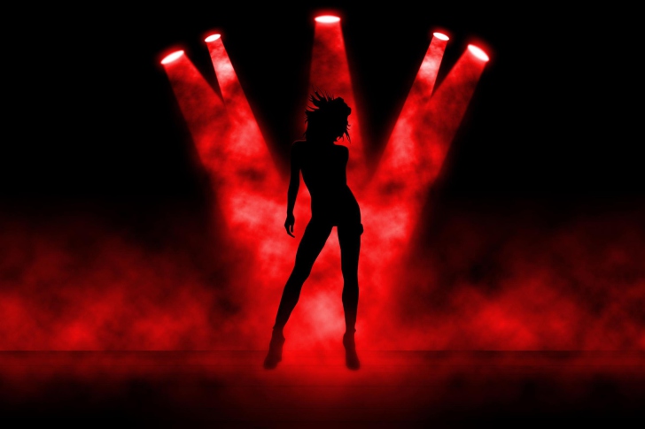 Das Red Lights Dance Wallpaper
