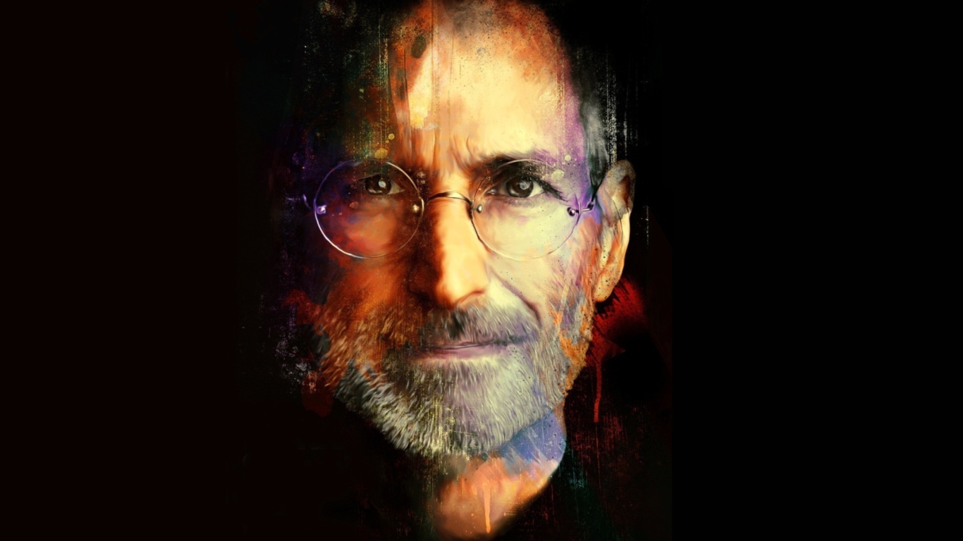 Steve Jobs wallpaper 1366x768