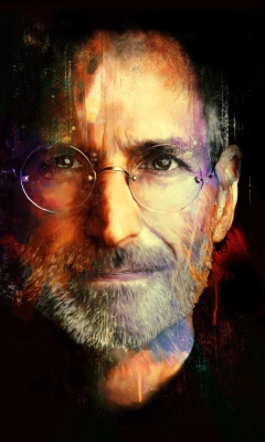 Das Steve Jobs Wallpaper 240x400