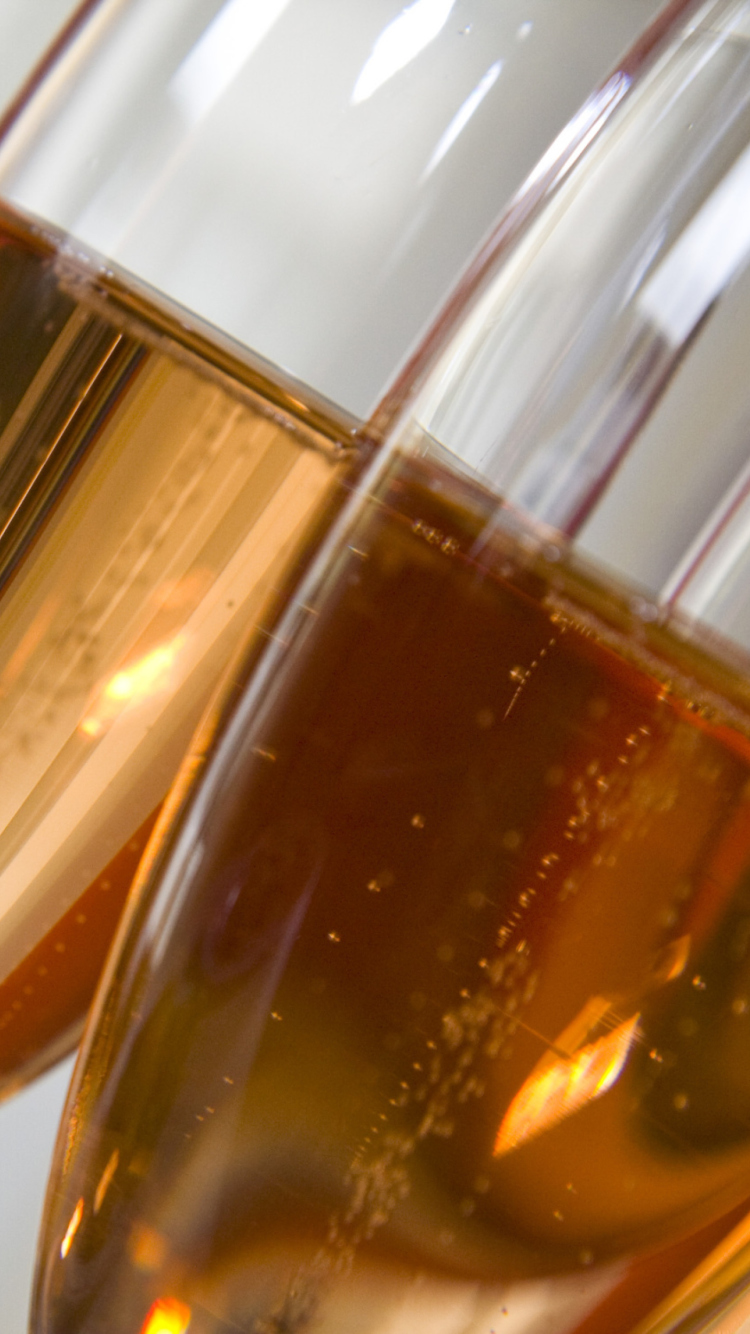 Screenshot №1 pro téma Rose champagne in glass 750x1334