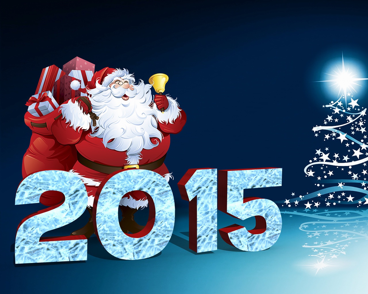 Das New Year 2015 Wallpaper 1280x1024