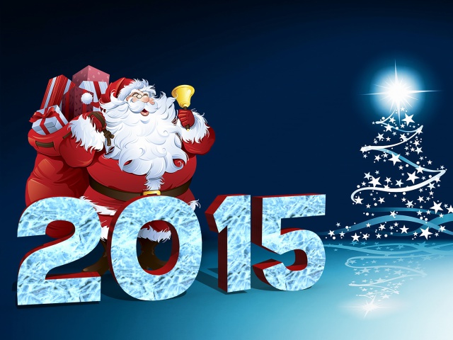 Das New Year 2015 Wallpaper 640x480