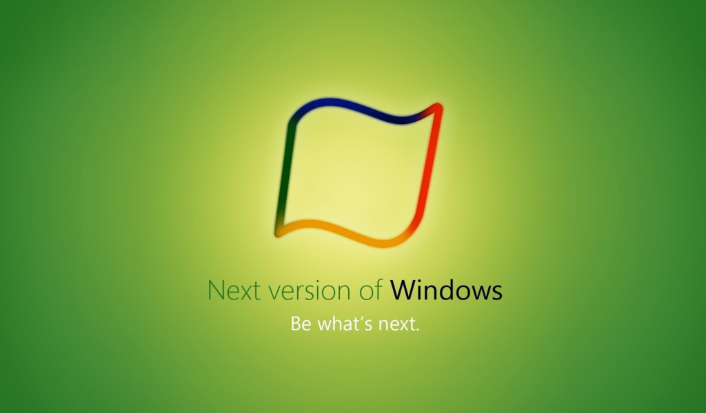 Обои Windows 8 Green Edition 1024x600