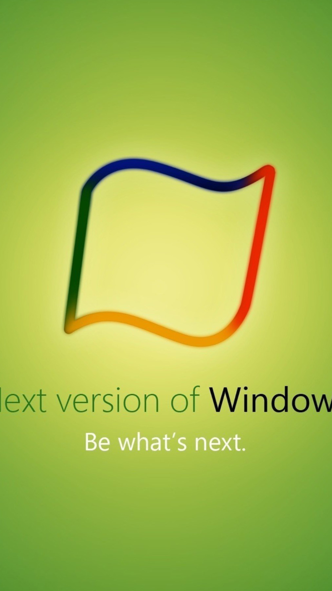 Обои Windows 8 Green Edition 1080x1920