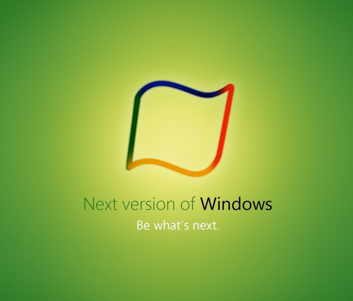 Fondo de pantalla Windows 8 Green Edition 1200x1024