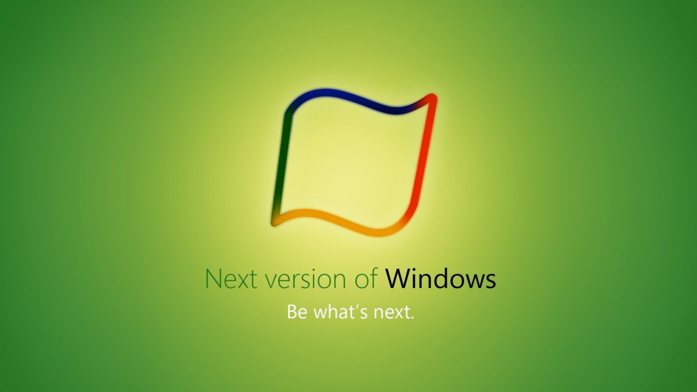 Обои Windows 8 Green Edition 1366x768