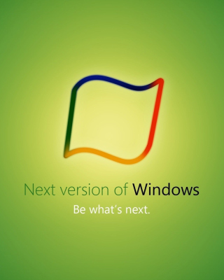 Windows 8 Green Edition Background for 240x320