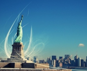 Screenshot №1 pro téma Statue Of Liberty 176x144
