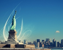 Fondo de pantalla Statue Of Liberty 220x176