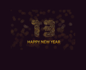 Das Happy New Year 2013 Wallpaper 176x144