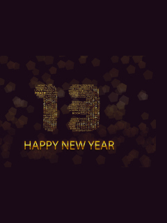 Happy New Year 2013 wallpaper 240x320