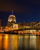 Das Bridge in Pittsburgh Pennsylvania Wallpaper 128x160