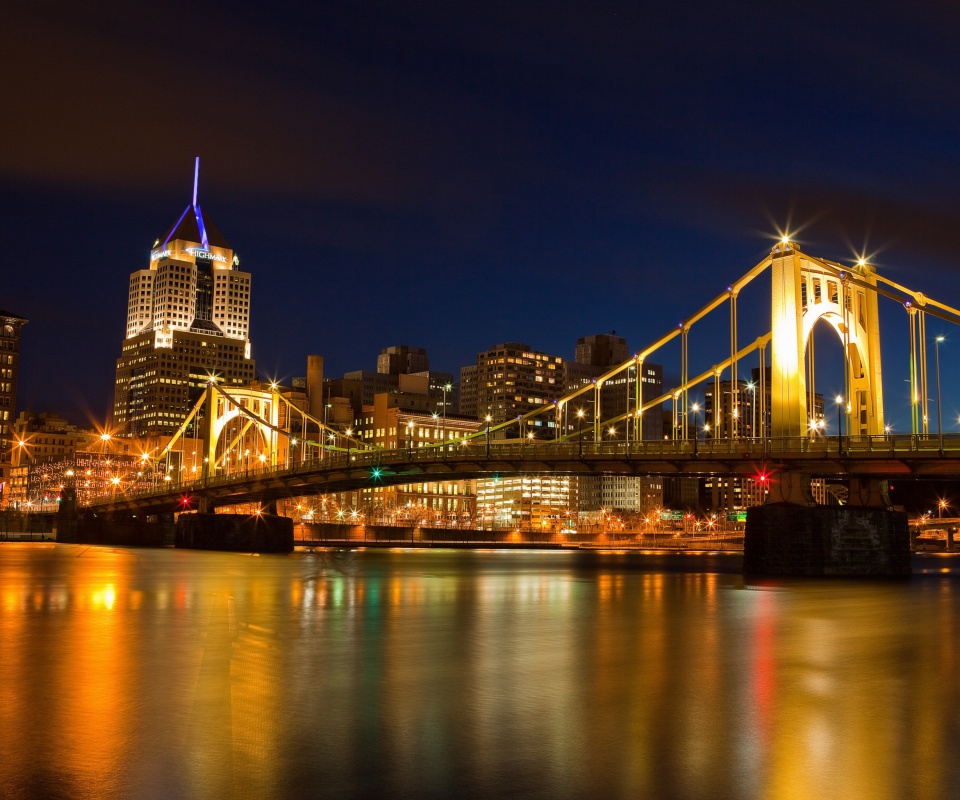 Screenshot №1 pro téma Bridge in Pittsburgh Pennsylvania 960x800