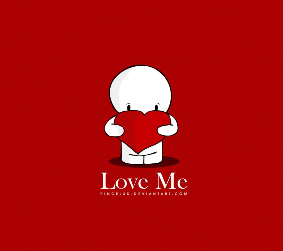 Обои Love Me 1080x960