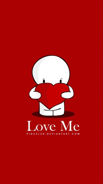 Обои Love Me 360x640