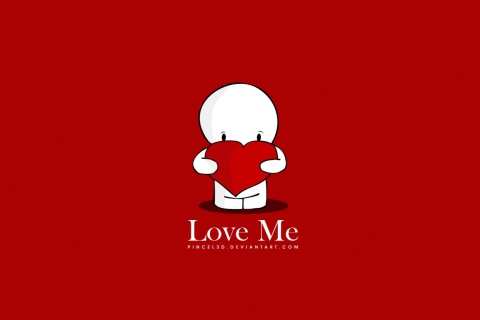 Das Love Me Wallpaper 480x320