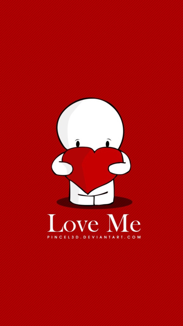 Обои Love Me 640x1136