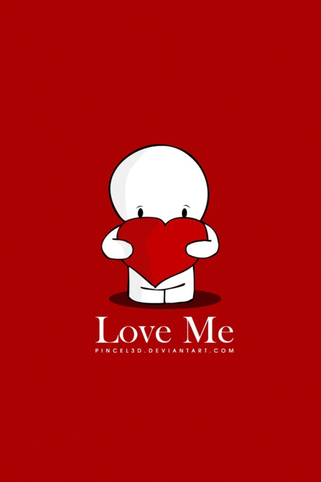 Das Love Me Wallpaper 640x960