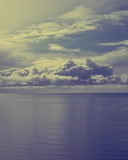 Sea And Clouds wallpaper 128x160