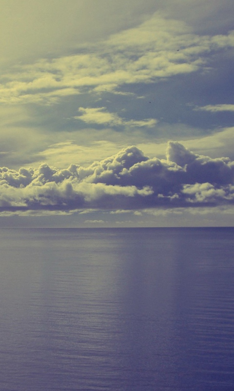 Sea And Clouds wallpaper 480x800