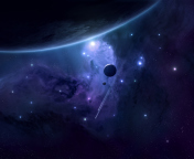 Milky Way and Stars screenshot #1 176x144