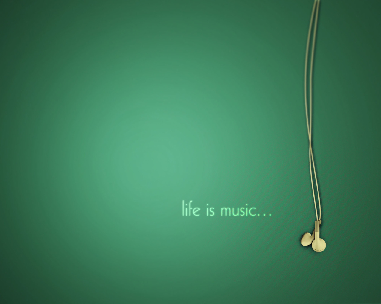 Life Is Music wallpaper 1280x1024