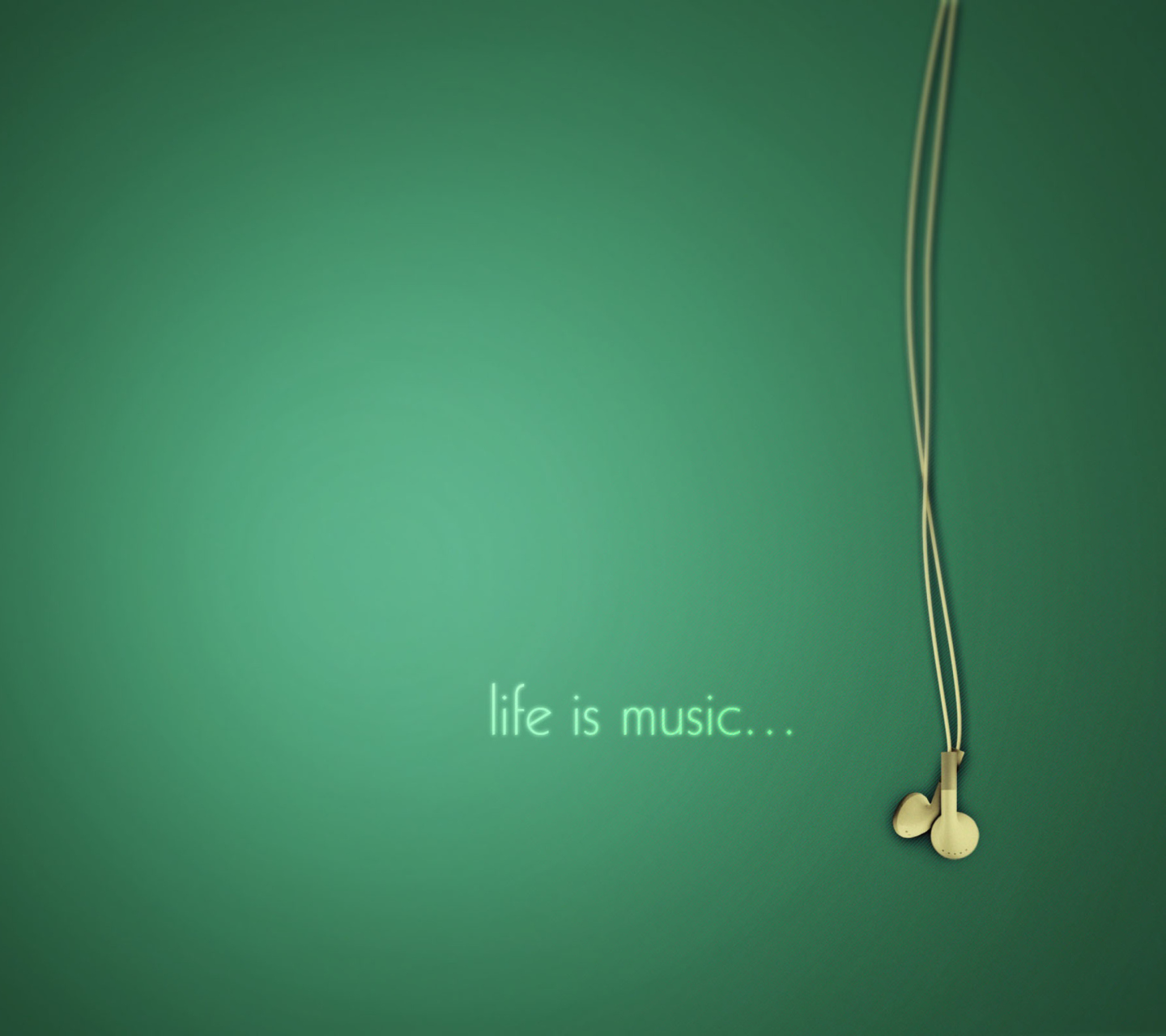 Обои Life Is Music 1440x1280