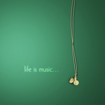 Life Is Music wallpaper 208x208