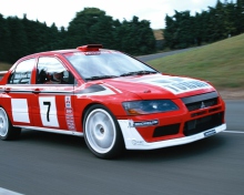 Fondo de pantalla Mitsubishi Lancer Evolution WRC 220x176
