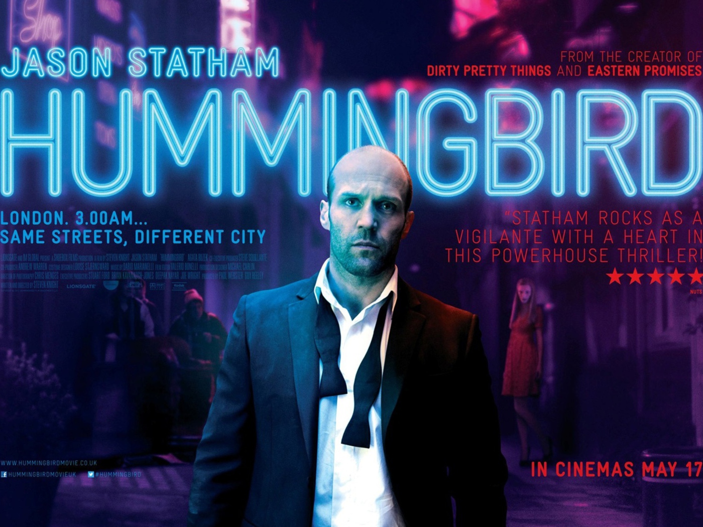 Fondo de pantalla Jason Statham Hummingbird Movie 1400x1050