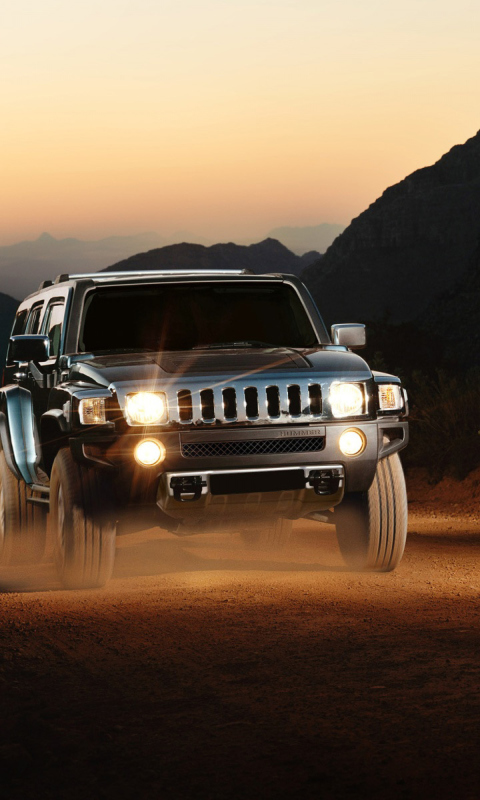 Fondo de pantalla Hummer H3 480x800