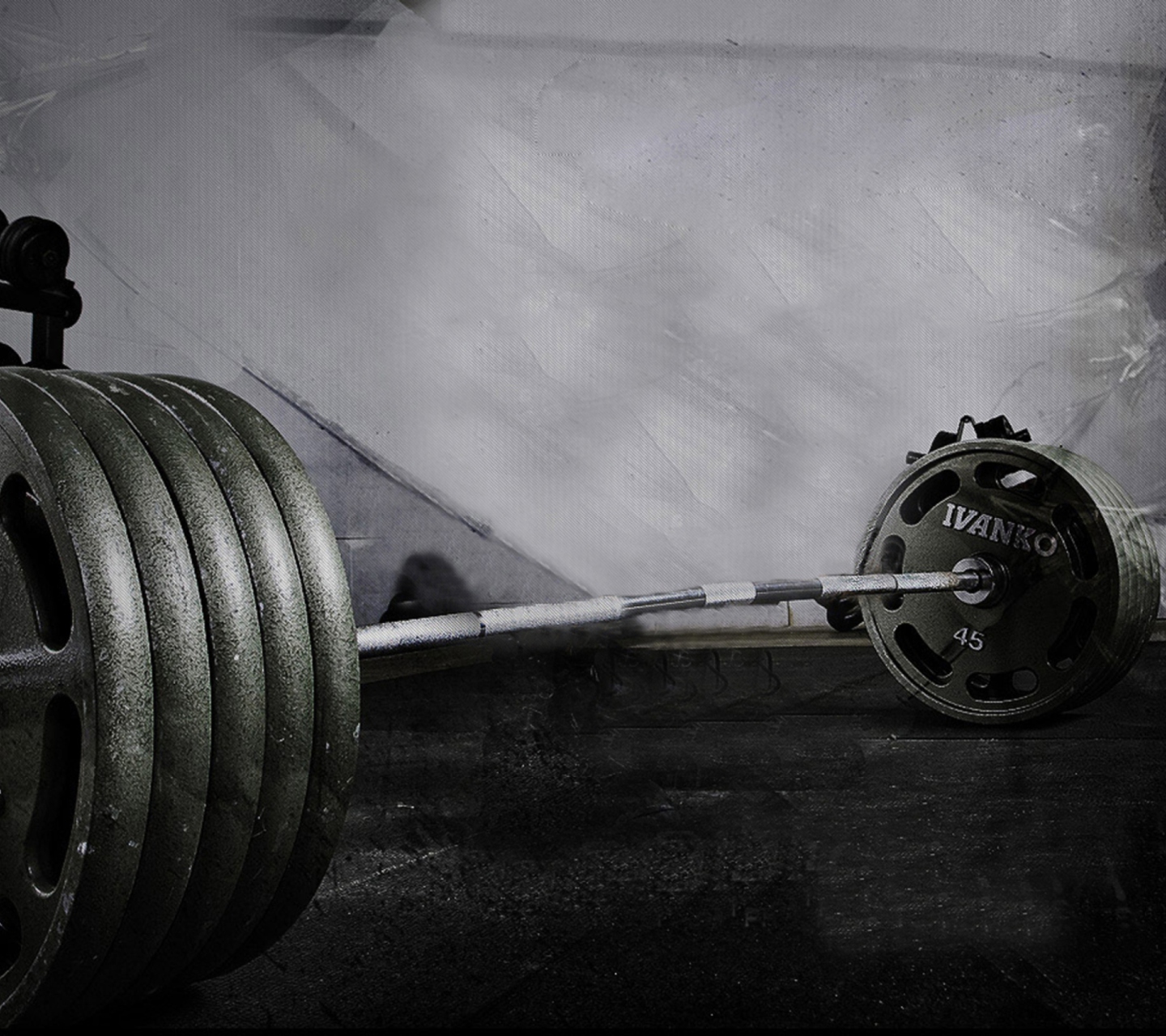 Das Weight Bar Gym Workout Wallpaper 1440x1280