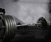 Weight Bar Gym Workout wallpaper 176x144